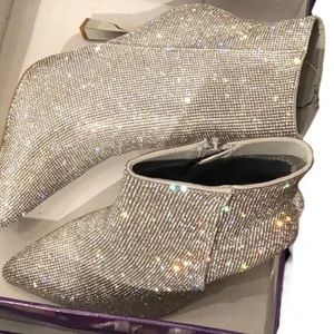 ✨🪩New Steve Madden Rhinestone Stiletto Booties✨🪩